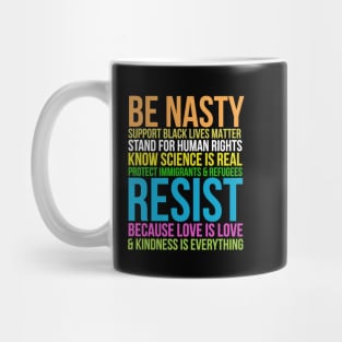 Impeach Trump Be Nasty Mug